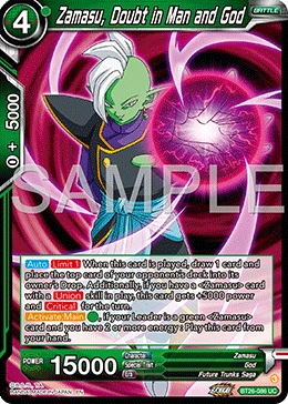 Zamasu, Doubt in Man and God BT26-086 card