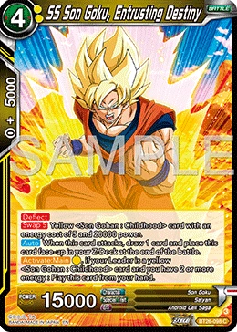 SS Son Goku, Entrusting Destiny BT26-098 card