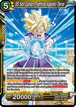 SS Son Gohan, Fighting Against Terror BT26-102 card