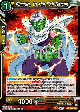 Piccolo, to the Cell Games BT26-106 card