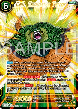 Cell, Explosive Terror BT26-111 card