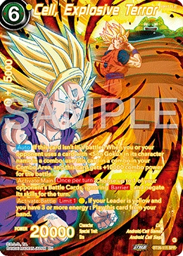 Cell, Explosive Terror BT26-111 Dragon Ball Masters card