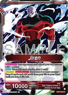 Jiren BT27-002_PR card