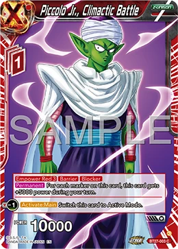 Piccolo Jr., Climactic Battle BT27-003 Dragon Ball Masters card