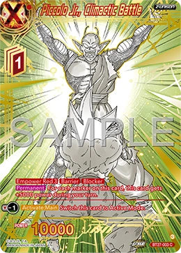 Piccolo Jr., Climactic Battle BT27-003_PR card