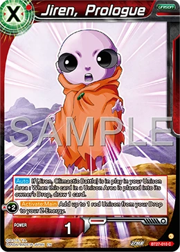 Jiren, Prologue BT27-010 card