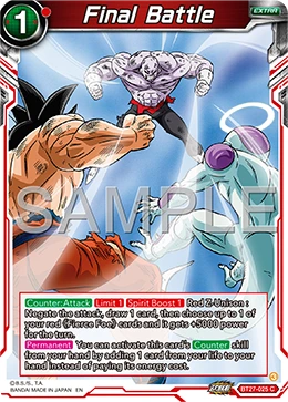 Final Battle BT27-025 card