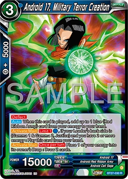 Android 17, Military Terror Creation BT27-030 card