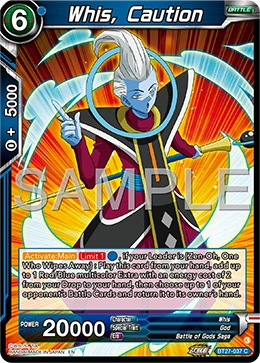 Whis, Caution BT27-037 card