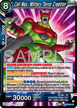 Cell Max, Military Terror Creation BT27-041 card