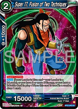 Super 17, Fusion of Two Techniques BT27-042 card