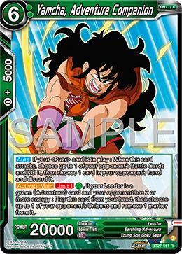 Yamcha, Adventure Companion BT27-051 card