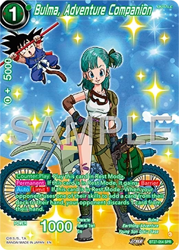 Bulma, Adventure Companion BT27-054 Dragon Ball Masters card