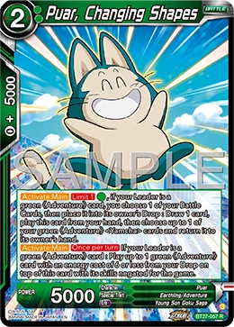 Puar, Changing Shapes BT27-057 Dragon Ball Masters card