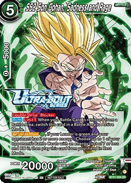 SS2 Son Gohan, Sadness and Rage BT27-059_PR03 card