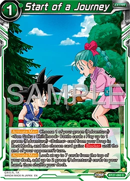 Start of a Journey BT27-060 card