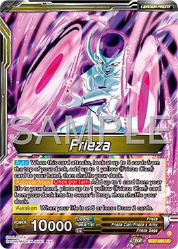 Frieza BT27-065 Dragon Ball Masters card, Promo