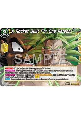 A Rocket Built For One Person BT27-069 Dragon Ball Masters card