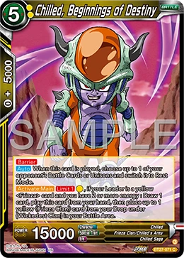 Chilled, Beginnings of Destiny BT27-071 card