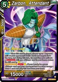 Zarbon, Attendant BT27-080 Dragon Ball Masters card, Promo