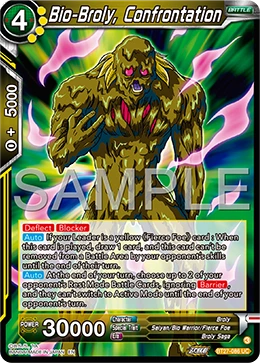 Bio-Broly, Confrontation BT27-086 card
