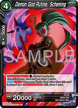 Demon God Putine, Scheming BT27-102 card