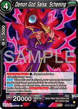 Demon God Salsa, Scheming BT27-104 card