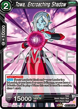 Towa, Encroaching Shadow BT27-107 card