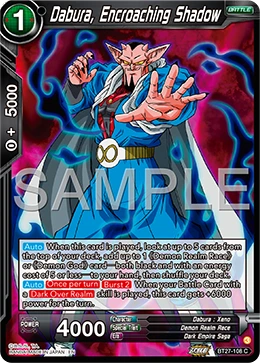 Dabura, Encroaching Shadow BT27-108 card