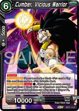 Cumber, Vicious Warrior BT27-110 card