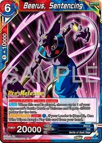 Beerus, Sentencing BT27-114_PR card