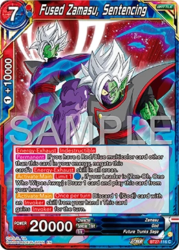 Fused Zamasu, Sentencing BT27-116 card