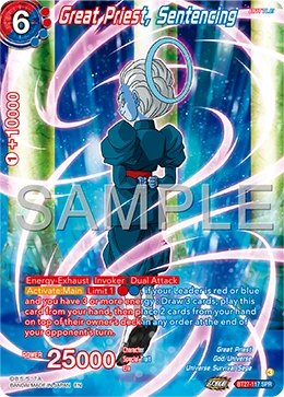 Great Priest, Sentencing BT27-117_SPR