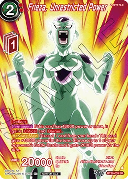 Frieza, Unrestricted Power BT28-003_PR