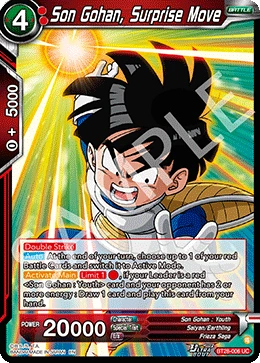 Son Gohan, Surprise Move BT28-006 card