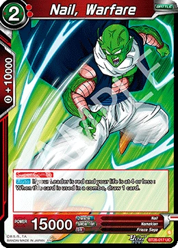 Nail, Warfare BT28-017 Dragon Ball Masters card
