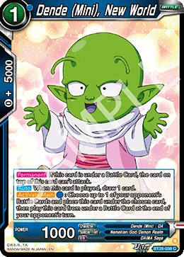 Dende (Mini), New World BT28-038 card