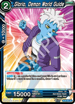 Glorio, Demon World Guide BT28-041 card
