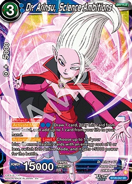 Dr. Arinsu, Science Ambitions BT28-042 card