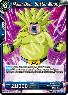 Majin Duu, Battle Mode BT28-043 card