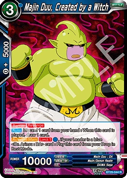 Majin Duu, Created by a Witch BT28-044 card