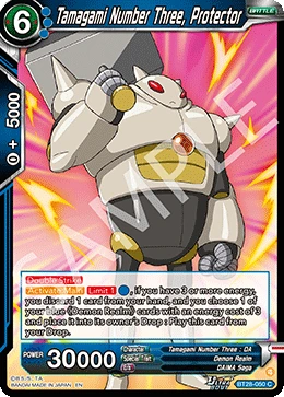 Tamagami Number Three, Protector BT28-050 Dragon Ball Masters card