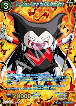 King Gomah, Ruler of the First Demon World BT28-051_SPR card