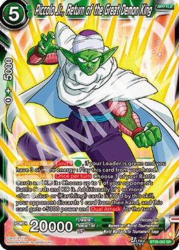 Piccolo Jr., Return of the Great Demon King BT28-062 card