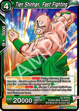 Tien Shinhan, Fast Fighting BT28-064 card