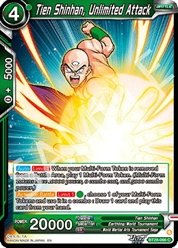 Tien Shinhan, Unlimited Attack BT28-066 card