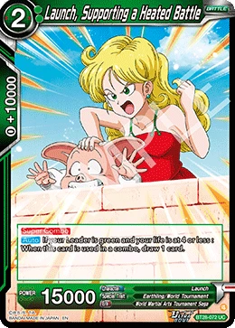 Launch, Supporting a Heated Battle BT28-072 card