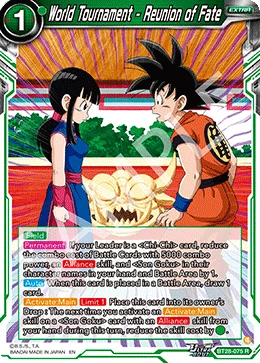 World Tournament - Reunion of Fate BT28-075 card