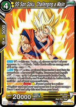 SS Son Goku, Challenging a Majin BT28-092 card