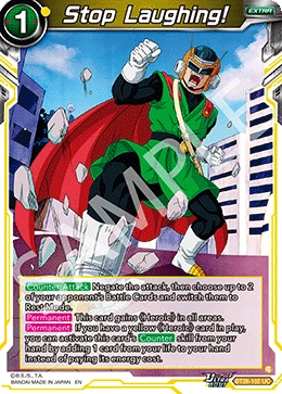 Stop Laughing! BT28-102 card